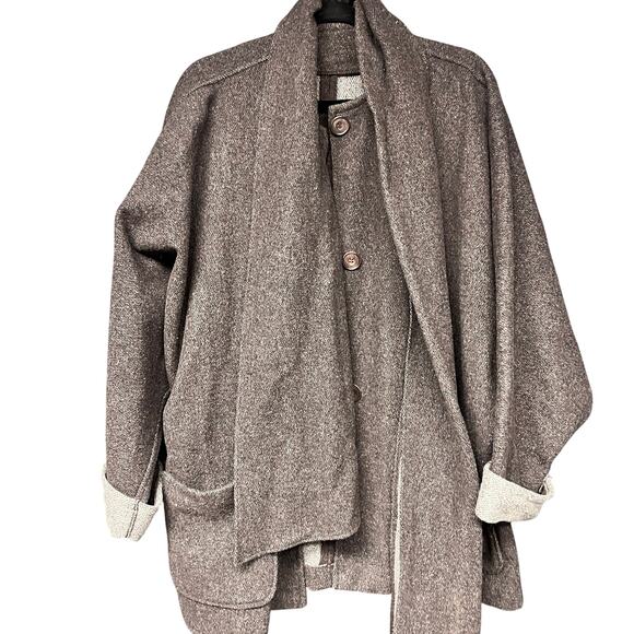 Women's Cotswold Woollen Weavers Cardigan oversized sweater and scarf set M - Picture 2 of 7